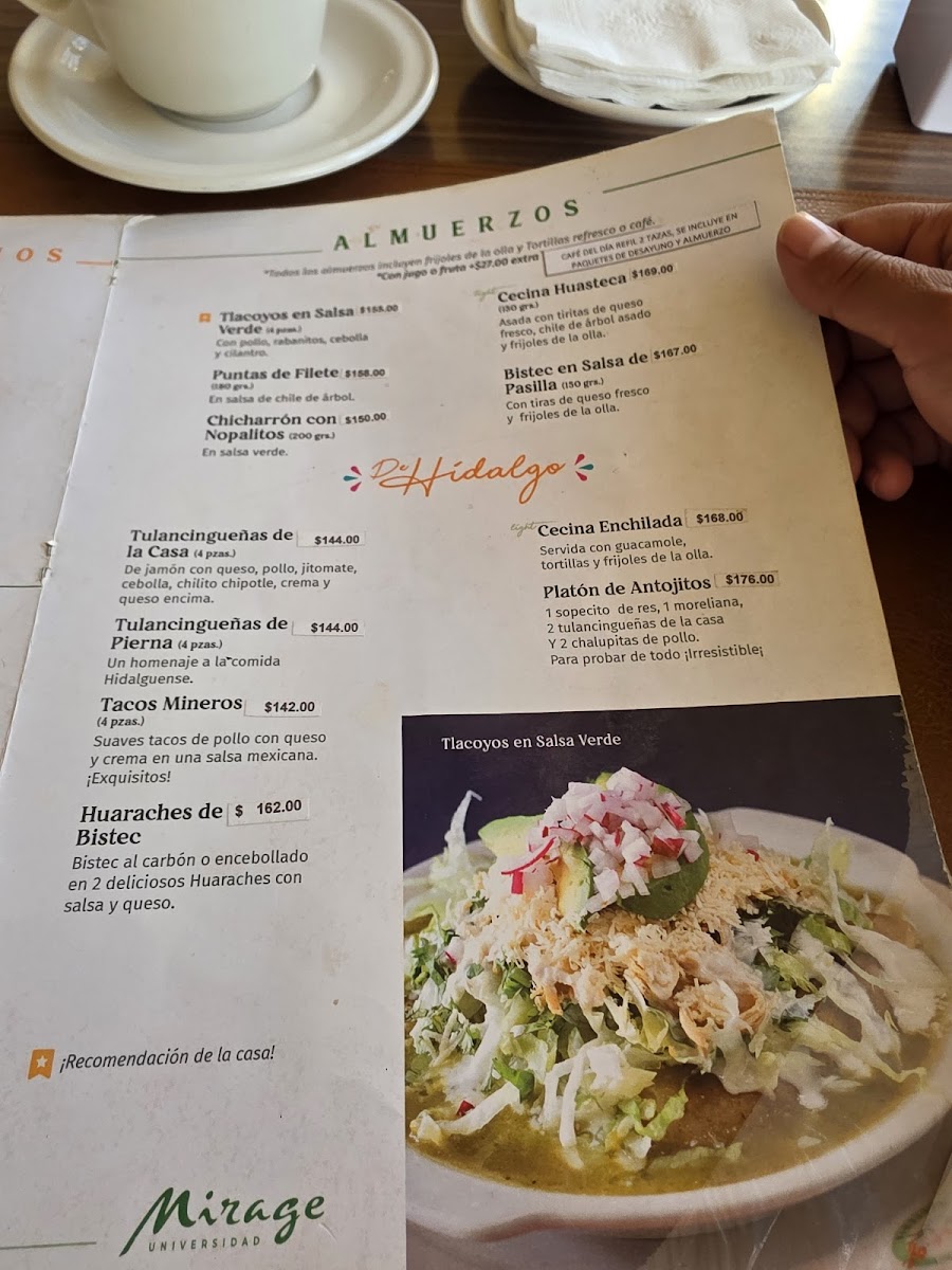 Restaurante Mirage Menu - Image 3