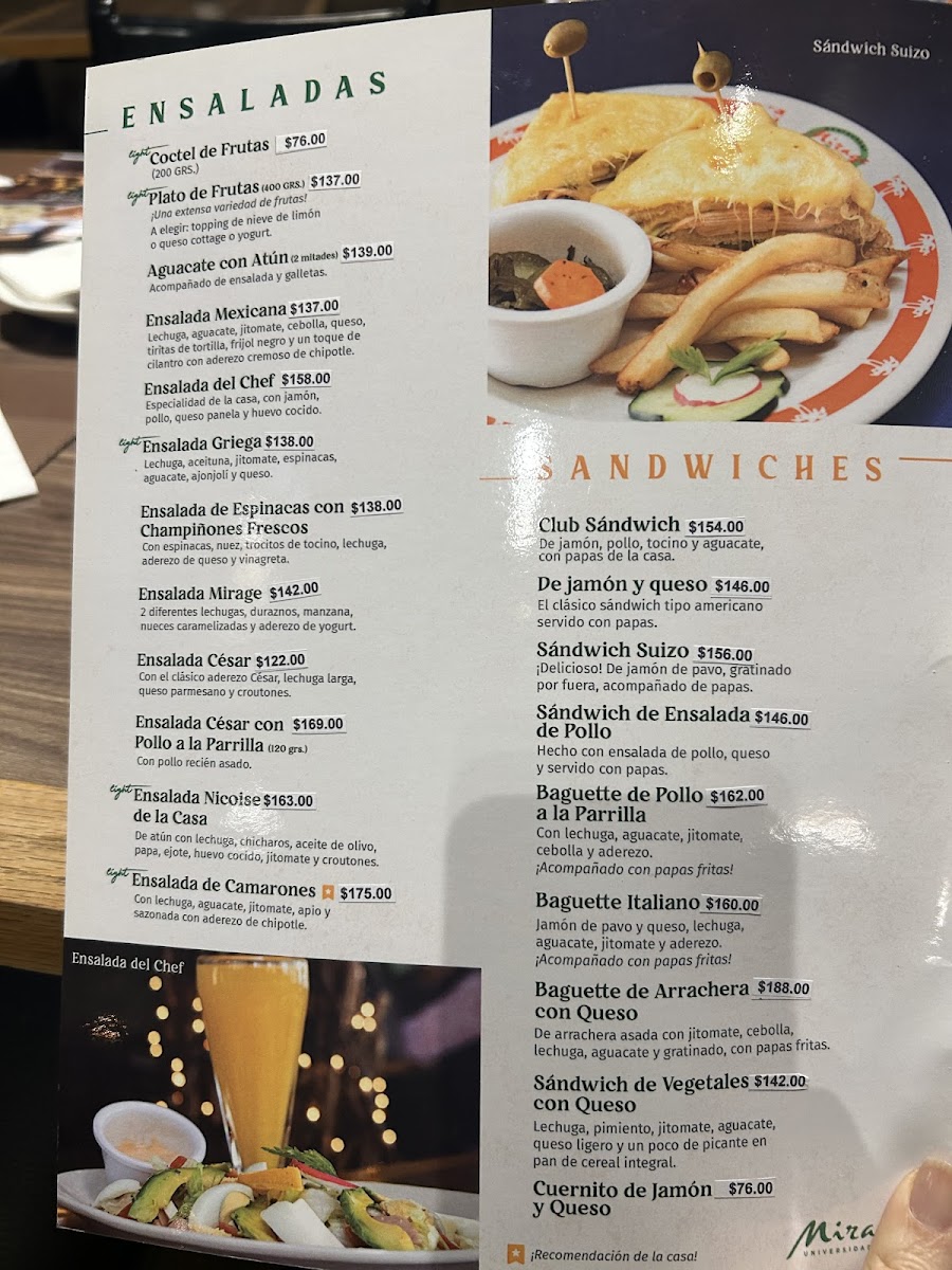 Restaurante Mirage Menu - Image 4